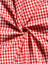 Boerenbont stof rood middel