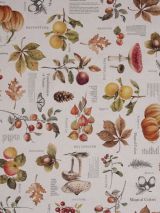 Bedrukte katoen digitale print Herfst recepten