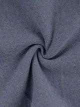 Biologische fleece stof jeans blauw