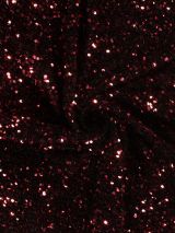 Paillet stof velvet bordeaux