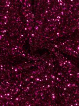 Paillet stof velvet fuchsia