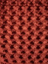 Velvet stretch embossed Brique