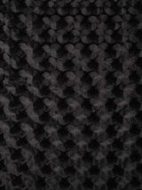 Velvet stretch embossed Zwart