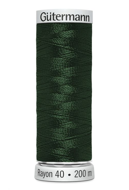 Gütermann Borduurgaren Rayon 200m #1174 donkergroen