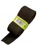 Biaisband katoen 30mm zwart