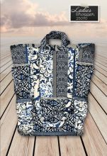 Paneelstof Tas XL Bloemen
