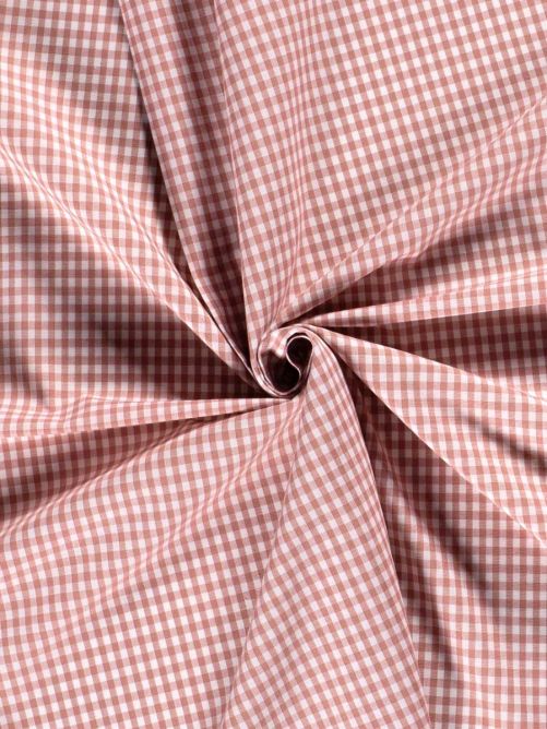 Boerenbont stof dusty roze klein