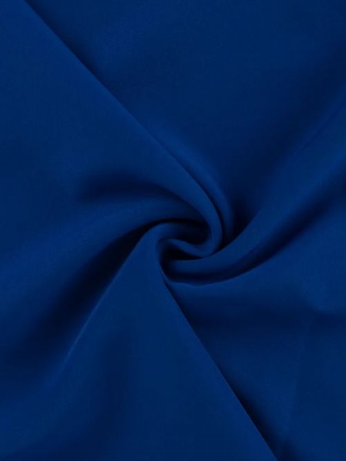 Bi-stretch stof koningsblauw