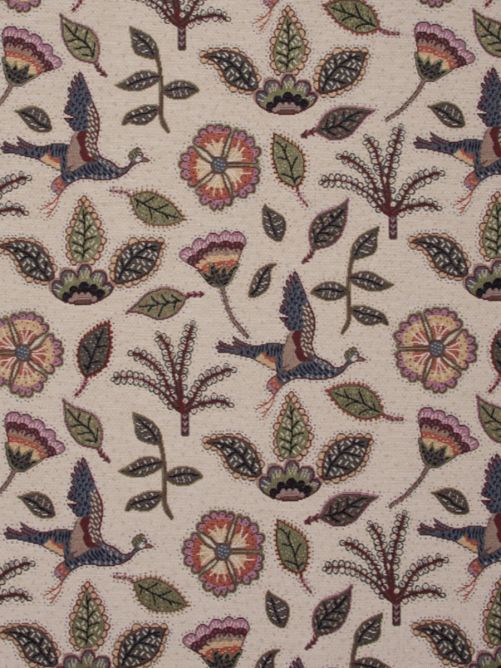 Gobelin stof Kleurrijke vogels