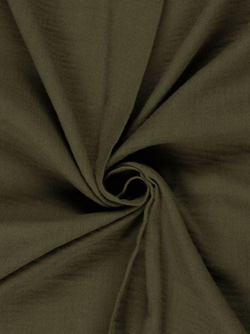 Hydrofiel stof donker khaki