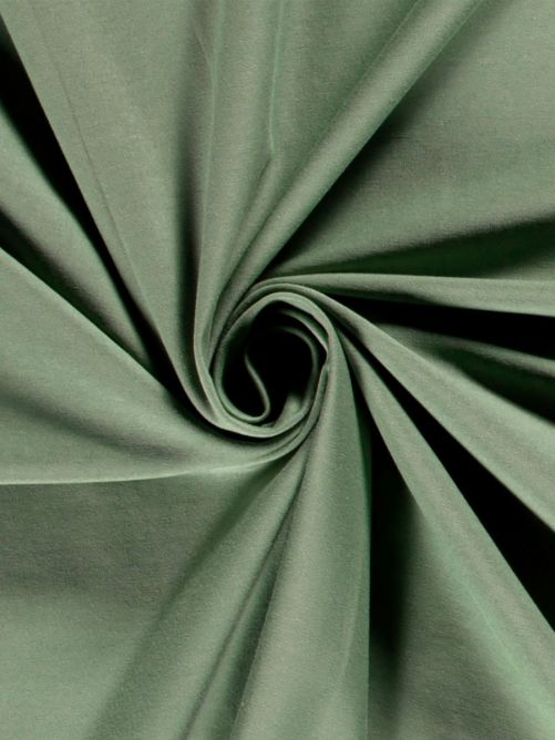 Katoen tricot stof dusty mint 1