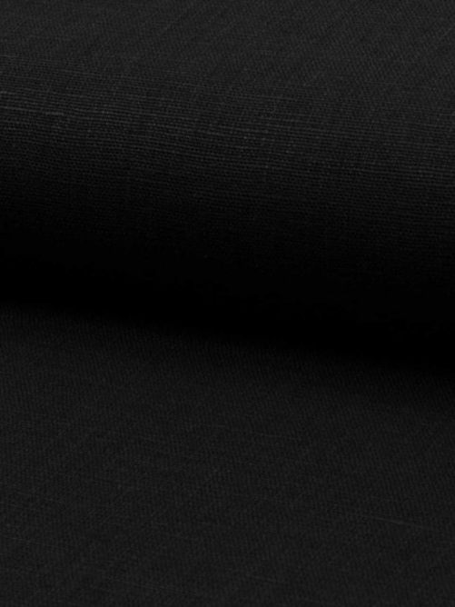 linnen stof zwart