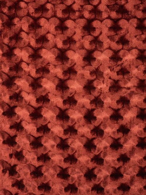 Velvet stretch embossed Brique 1