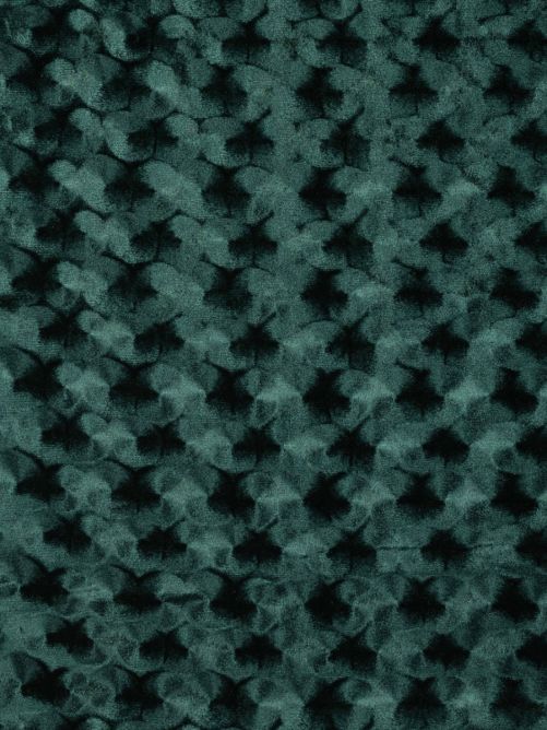 Velvet stretch embossed Donkergroen