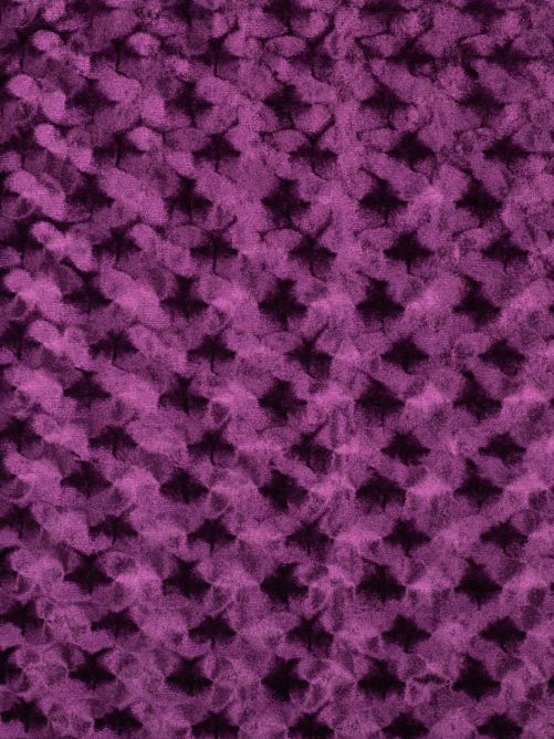 Velvet stretch embossed Paars