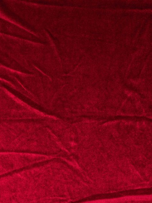 Velvet stretch Rood