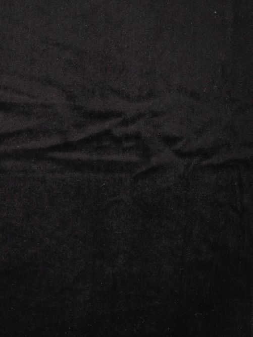 Velvet stretch Zwart