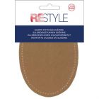 ReStyle opstrijkbare elleboogstukken suedine beige