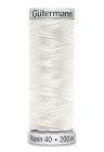 Gütermann Borduurgaren Rayon 200m #1002 gebroken wit