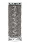 Gütermann Borduurgaren Rayon 200m #1011 zilvergrijs