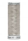 Gütermann Borduurgaren Rayon 200m #1218 lichtgrijs