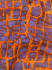 Batik katoen oranje blokjes