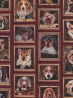 Bedrukte katoen digitale print schilderijen Honden