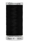 Gütermann Borduurgaren Rayon 500m #1005 zwart
