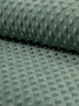 Minky fleece stof dusty green