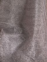 Tule metallic zilver