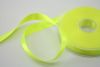 Satijnlint op rol fluor geel 15 mm