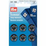Prym drukknopen 15 mm zwart