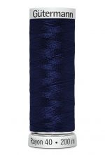 Gütermann Borduurgaren Rayon 200m #1197 donkerblauw