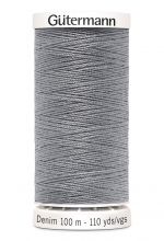 Gütermann Denim garen 100m #9625 grijs
