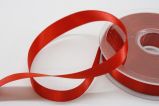 Satijnlint op rol rood 15 mm